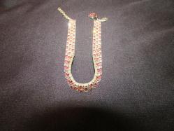 ZİKRON TAŞLARLA BEZELİ(PEMBE VE ŞEFFAF) ESNEYEBİLEN ÖZELLİKTE ÇOK KALİTELİ KEDİ KOLYESİ   72