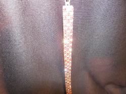 ZİKRON TAŞLARLA BEZELİ(PEMBE VE ŞEFFAF) ESNEYEBİLEN ÖZELLİKTE ÇOK KALİTELİ KEDİ KOLYESİ   72