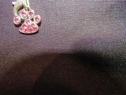 ZİKRON TAŞLARLA BEZELİ(PEMBE VE ŞEFFAF) ESNEYEBİLEN ÖZELLİKTE ÇOK KALİTELİ KEDİ KOLYESİ   72