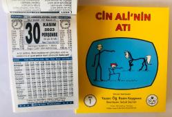 30 Kasım 2023 hediyelik orijinal Türkiye takvim yaprağı (Cin Ali kitabı hediyeli:)
