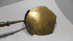 RF72--ÇİVİ İŞİ EL DEKORLU ANTİKA SERVİS KAŞIĞI