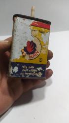 RF72---İDEAL ÇAKMAK YAKITI NURHAN ESKİ BOŞ TENEKE KUTU