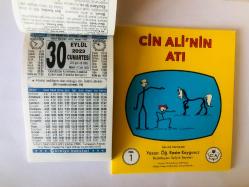 30 Eylül 2023 hediyelik orijinal Türkiye takvim yaprağı (Cin Ali kitabı hediyeli:)