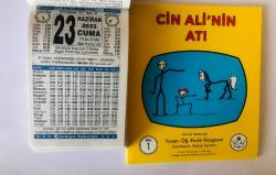 23 Haziran 2023 hediyelik orijinal Türkiye takvim yaprağı (Cin Ali kitabı hediyeli:)