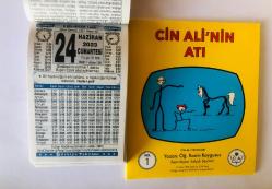 24 Haziran 2023 hediyelik orijinal Türkiye takvim yaprağı (Cin Ali kitabı hediyeli:)