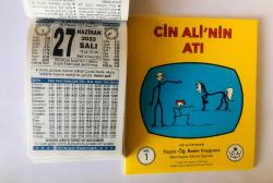 27 Haziran 2023 hediyelik orijinal Türkiye takvim yaprağı (Cin Ali kitabı hediyeli:)