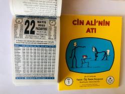 22 Mayıs 2023 hediyelik orijinal Türkiye takvim yaprağı (Cin Ali kitabı hediyeli:)