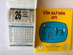 26 Mayıs 2023 hediyelik orijinal Türkiye takvim yaprağı (Cin Ali kitabı hediyeli:)