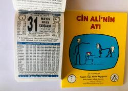 31 Mayıs 2023 hediyelik orijinal Türkiye takvim yaprağı (Cin Ali kitabı hediyeli:)