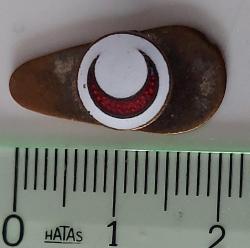 ESKİ DÖNEM MİNELİ KIZILAY YAKA ROZETİ ORİJİNAL NNN2M1 NADİR