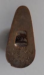 ESKİ DÖNEM MİNELİ KIZILAY YAKA ROZETİ ORİJİNAL NNN2M1 NADİR