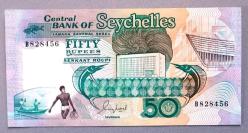 SEYŞELLER=1989  50 Rupees  P-34  ÇİL'