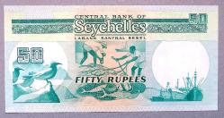 SEYŞELLER=1989  50 Rupees  P-34  ÇİL'