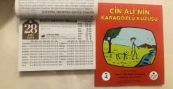 28 Mayıs 2023 hediyelik orijinal Diyanet takvim yaprağı (Cin Ali kitabı hediyeli:)