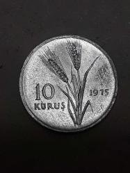 TÜRKİYE CUMHURİYETİ 10 KURUŞ 1975