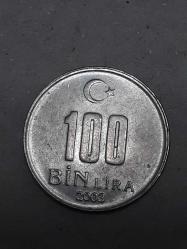 TÜRKİYE CUMHURİYETİ 100 BİN LİRA 2003