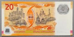 SİNGAPUR=2007  20 Dollars  P-53  ÇİL'  Commemorative POLYMER