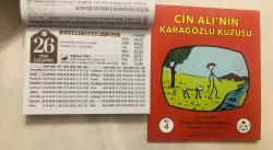 26 Nisan 2023 hediyelik orijinal Diyanet takvim yaprağı (Cin Ali kitabı hediyeli:)