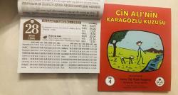 28 Nisan 2023 hediyelik orijinal Diyanet takvim yaprağı (Cin Ali kitabı hediyeli:)