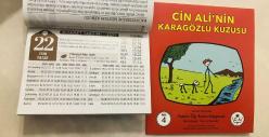 22 Ekim 2023 hediyelik orijinal Diyanet takvim yaprağı (Cin Ali kitabı hediyeli:)