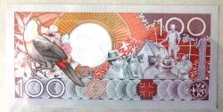 SURİNAM=1986  100 Gulden  P-133a  ÇİL'