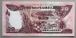 SVAZİLAND-ESVATİNİ=2006  20 Emalangeni  P-30c  ÇİL'