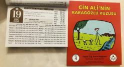 19 Şubat 2023 hediyelik orijinal Diyanet takvim yaprağı (Cin Ali kitabı hediyeli:)