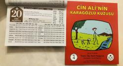 20 Şubat 2023 hediyelik orijinal Diyanet takvim yaprağı (Cin Ali kitabı hediyeli:)
