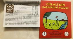 23 Şubat 2023 hediyelik orijinal Diyanet takvim yaprağı (Cin Ali kitabı hediyeli:)