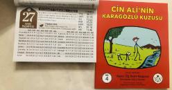 27 Şubat 2023 hediyelik orijinal Diyanet takvim yaprağı (Cin Ali kitabı hediyeli:)