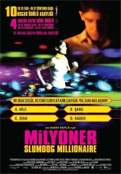 SLUMDOG MILLIONAIRE DVD/MİLYONER/DANNY BOYLE FİLMİ/AMBALAJINDA