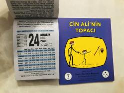 24 Aralık 2023 hediyelik orijinal Fazilet takvim yaprağı (Cin Ali kitabı hediyeli:)