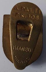 1944 DOKUZ EYLÜL ÜNİVERSİTESİ İKTİSADİ VE İDARİ BİLİMLER FAKÜLTESİ MİNELİ PAPUÇLU ORİJİNAL YAKA ROZETİ D1O1K1U ÇOK NADİRDİR