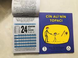 24 Ağustos 2023 hediyelik orijinal Fazilet takvim yaprağı (Cin Ali kitabı hediyeli:)