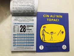 28 Ağustos 2023 hediyelik orijinal Fazilet takvim yaprağı (Cin Ali kitabı hediyeli:)