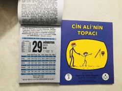29 Ağustos 2023 hediyelik orijinal Fazilet takvim yaprağı (Cin Ali kitabı hediyeli:)