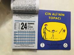 24 Temmuz 2023 hediyelik orijinal Fazilet takvim yaprağı (Cin Ali kitabı hediyeli:)
