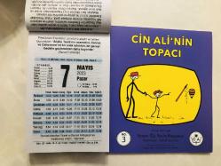 Efemera - 7 Mayıs 2023 hediyelik orijinal Fazilet takvim yaprağı (Cin Ali kitabı hediyeli:) - kitantik - kitaLog