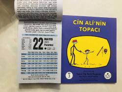 22 Mayıs 2023 hediyelik orijinal Fazilet takvim yaprağı (Cin Ali kitabı hediyeli:)