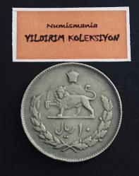 1973 (1352) - 10 RIYAL İran (Iranian) ÇÇT+ (YBM352)” Muhammed Rıza Pehlevi”