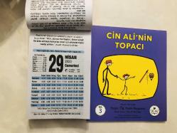 29 Nisan 2023 hediyelik orijinal Fazilet takvim yaprağı (Cin Ali kitabı hediyeli:)