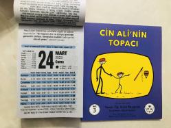 24 Mart 2023 hediyelik orijinal Fazilet takvim yaprağı (Cin Ali kitabı hediyeli:)