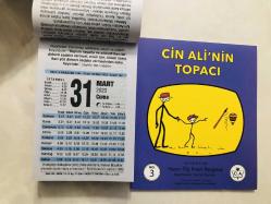 31 Mart 2023 hediyelik orijinal Fazilet takvim yaprağı (Cin Ali kitabı hediyeli:)