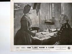 LOBİ KARTI PHOTO FİLM  ORİJİNAL FOTOĞRAF THE LADY WITH A LAMP ANNA NEAGLE MICHAEL WILDING  1951