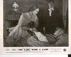 LOBİ KARTI PHOTO FİLM  ORİJİNAL FOTOĞRAF THE LADY WITH A LAMP ANNA NEAGLE MICHAEL WILDING  1951