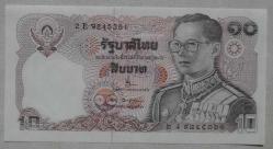TAYLAND=1980  10 Baht  P-87  ÇİL'
