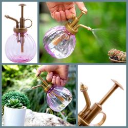 OMENİV'DEN SUKULENT KAKTÜS BONSAİ BİTKİ SULAMA KABI SPREY FISFIS PEMBE