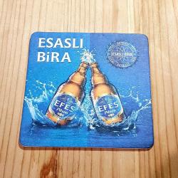 Efes Pilsen Bira Bardak Altlığı - Esaslı Bira ( Kullanılmamış )