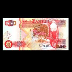 ZAMBİYA (1992) - 50 Kwacha (ÇİL 10/10)