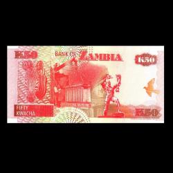 ZAMBİYA (1992) - 50 Kwacha (ÇİL 10/10)